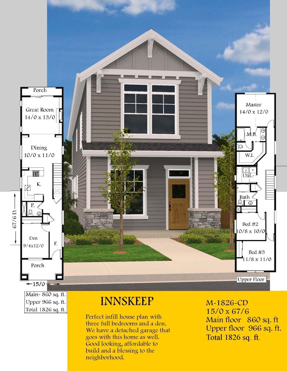 Modern Narrow Lot House Plans: Maximizing Space and Style