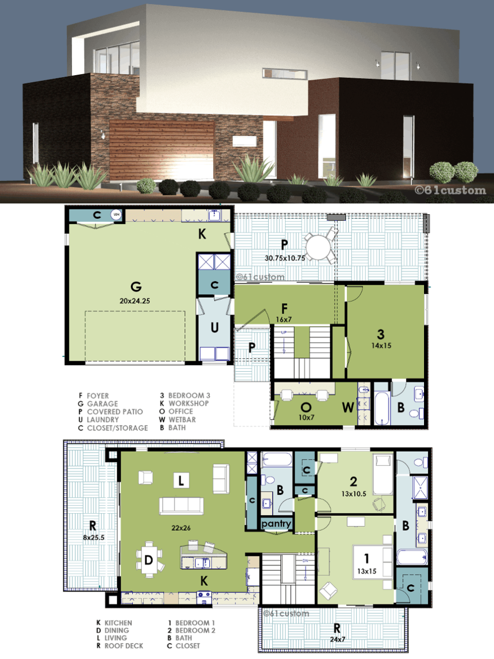 10+ Stylish Modern House Plan Layout Scheme