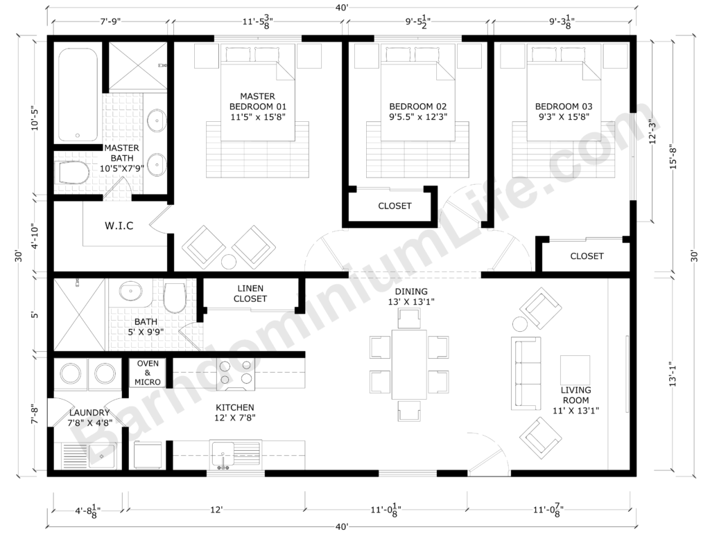 Discover the Ultimate Guide to 30x40 Barndominium Floor Plans