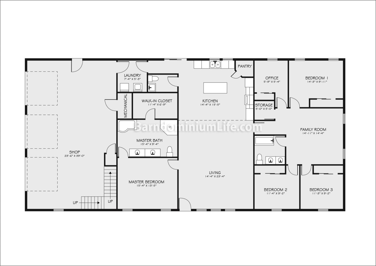 Barndominium Floor Plans with Shop: A Unique Living Experience