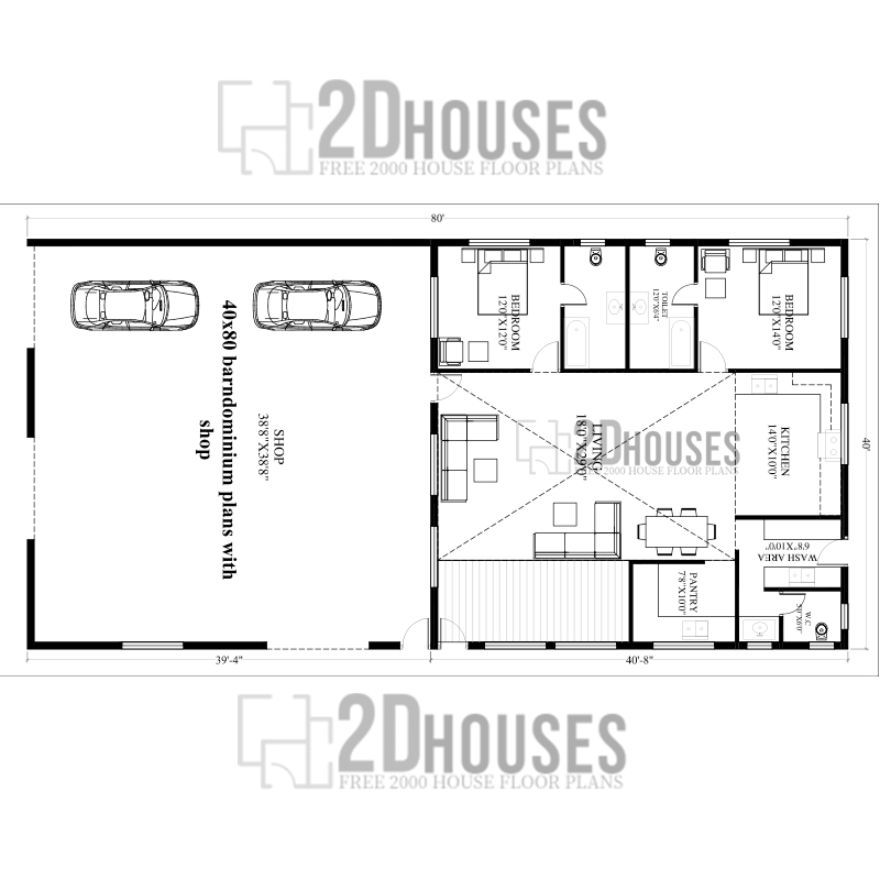 The Ultimate Guide to 40x80 Barndominium Design and Plan