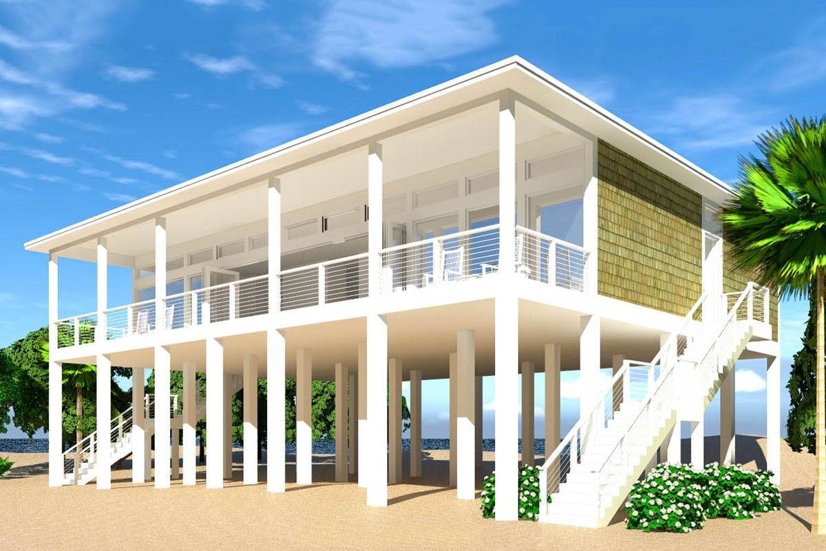 Contemporary Beach House Plans: A Blend of Modernity and Coastal Charm