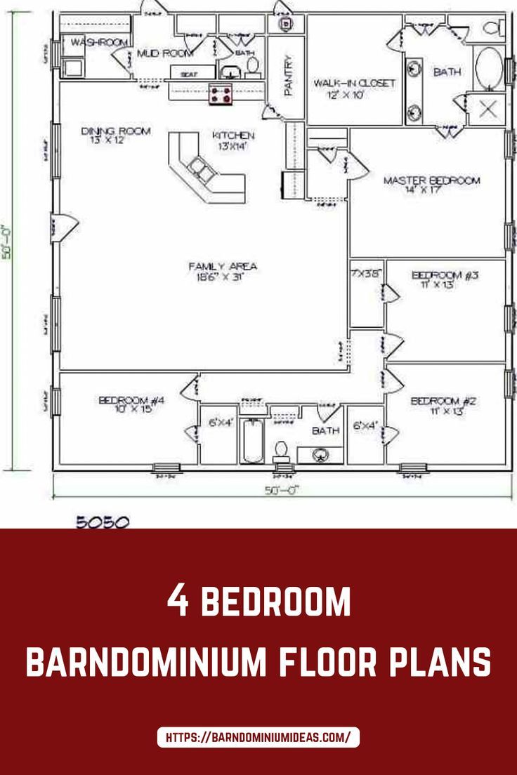 4-Bedroom Barndominium Floor Plans: A Comprehensive Guide