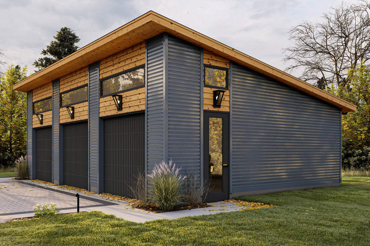 Modern House with Garage: The Perfect Blend of Style and Functionality