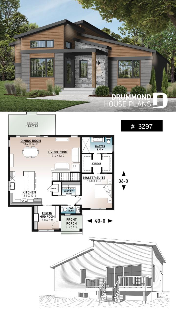 Small Mid-Century Modern House Plans: A Perfect Blend of Functionality and Aesthetics