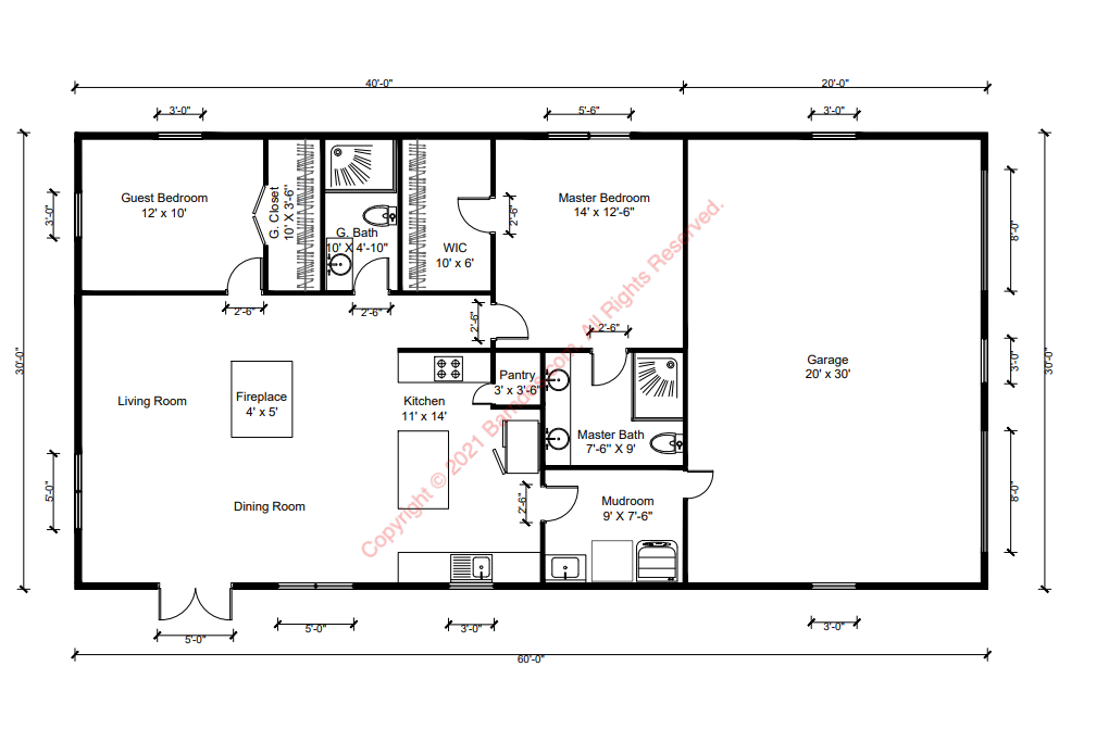 30x50 Barndominium Floor Plans: A Comprehensive Guide to Building Your Dream Home