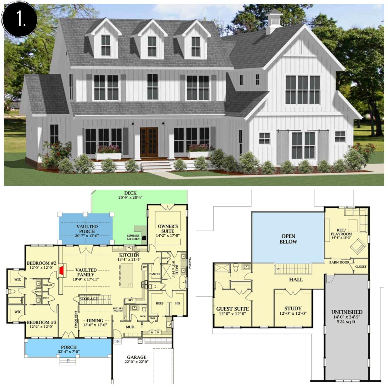 Modern Farmhouse Plans: A Perfect Blend of Rustic Charm and Contemporary Style