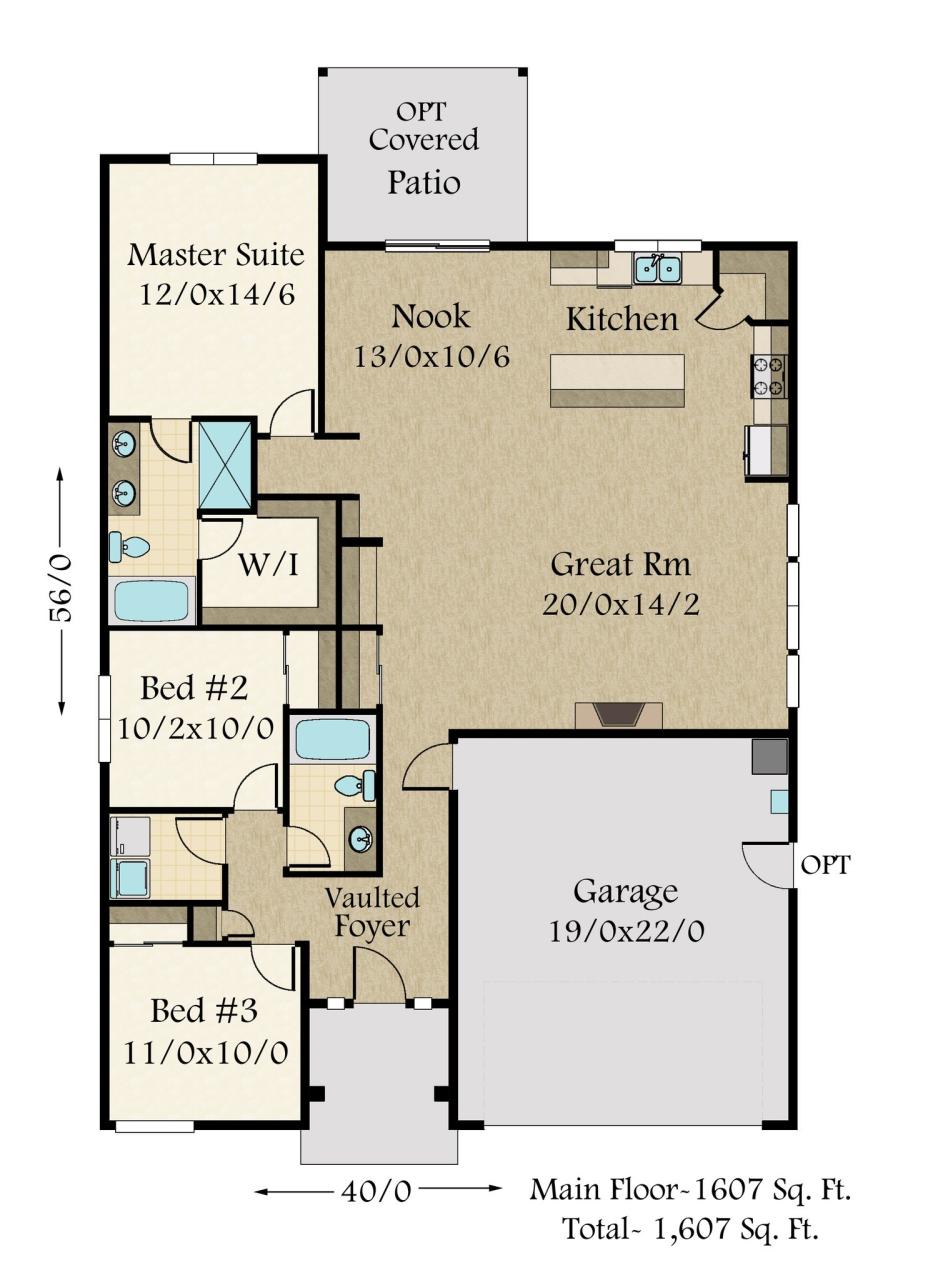 One-Floor House Plans: The Ultimate in Convenience and Comfort