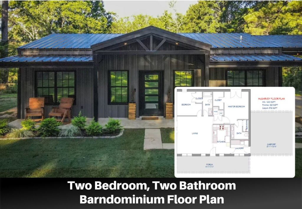 2 Bedroom 2 Bath Barndominium Floor Plans: A Comprehensive Guide