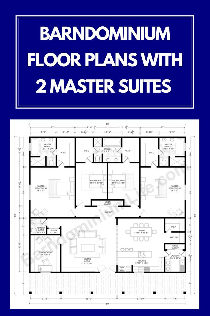 Master Bedroom Barndominium Floor Plans: 2 Stunning Designs to Inspire Your Dream Home