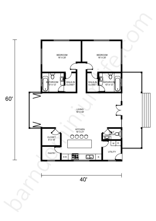 Master Bedroom Barndominium Floor Plans: 2 Stunning Designs to Inspire Your Dream Home