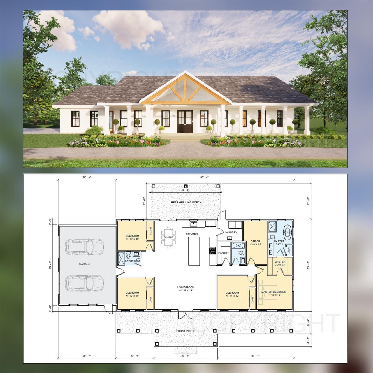 Embracing Rustic Charm: A Comprehensive Guide to Farmhouse Barndominium Plans