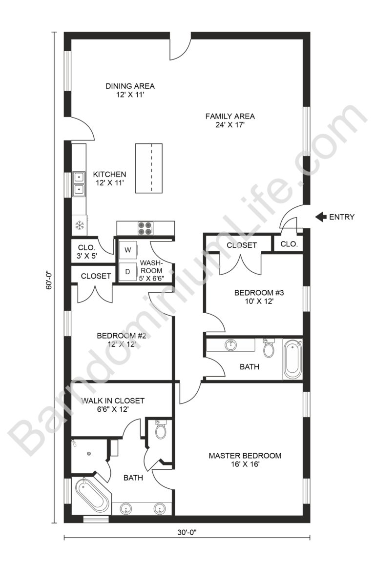 3 Bed 2 Bath Barndominium Floor Plans: The Ultimate Guide to Rustic Charm and Modern Convenience