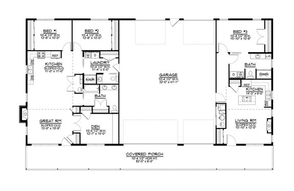 10+ Practical Barndominium With Loft Floorplan