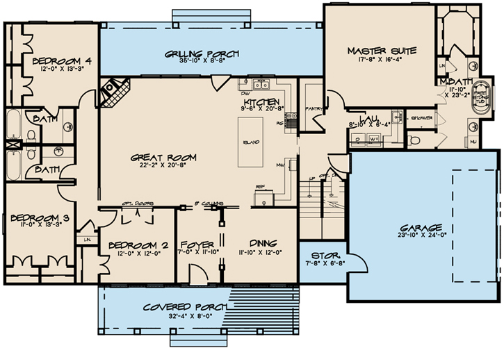 6 Bedroom 4 Bath House Plans: Spacious Living Made Easy