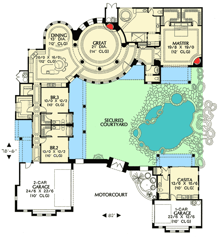 Courtyard House Plans: A Private Oasis in the Heart of Your Home