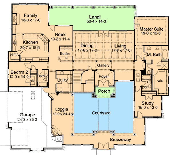 Courtyard House Plans: A Private Oasis in the Heart of Your Home