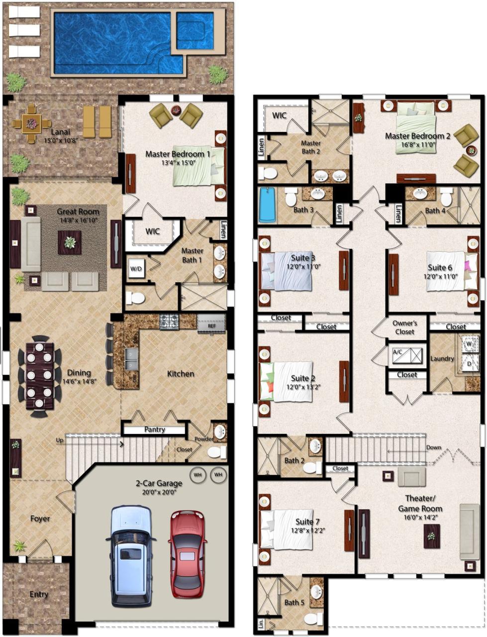 6 Bedroom 4 Bath House Plans: Spacious Living Made Easy