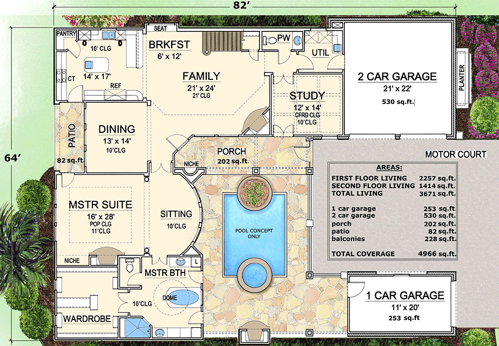 Courtyard House Plans: A Private Oasis in the Heart of Your Home