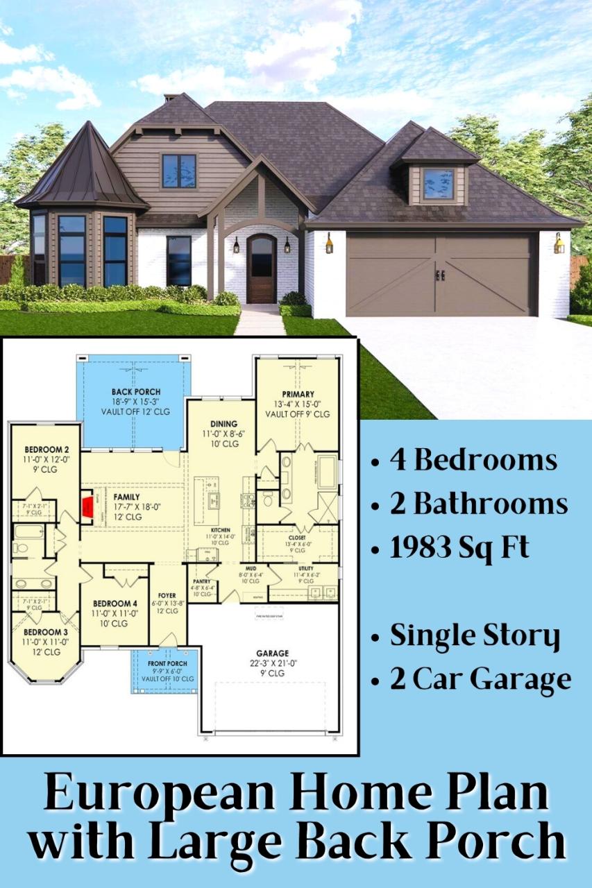 4 Bedroom House Plans Up And Down: A Comprehensive Guide