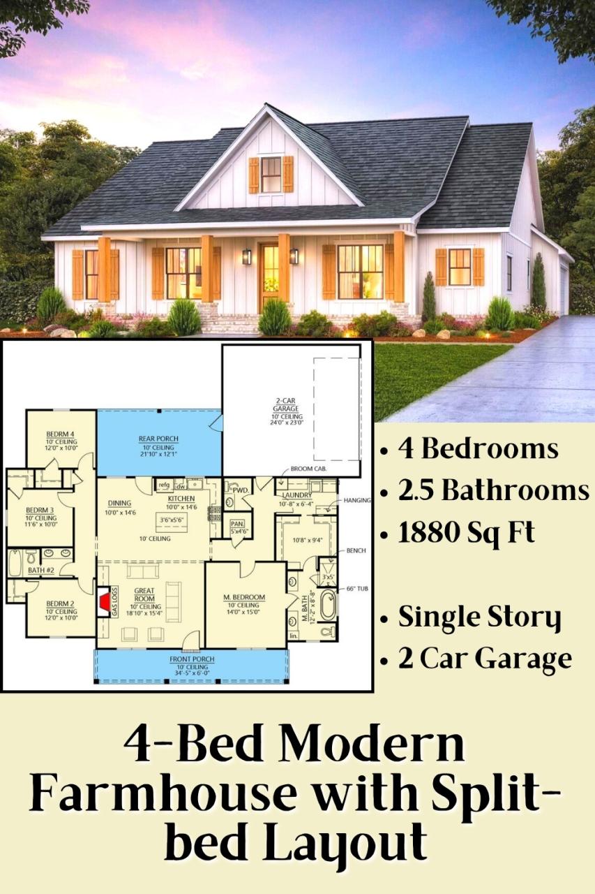 4 Bedroom House Plans Up And Down: A Comprehensive Guide