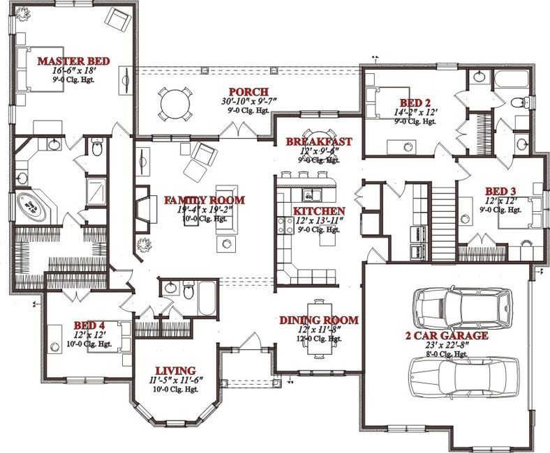 Unlocking Your Dream Home: Exploring 4 Bedroom House Plans for the First Floor