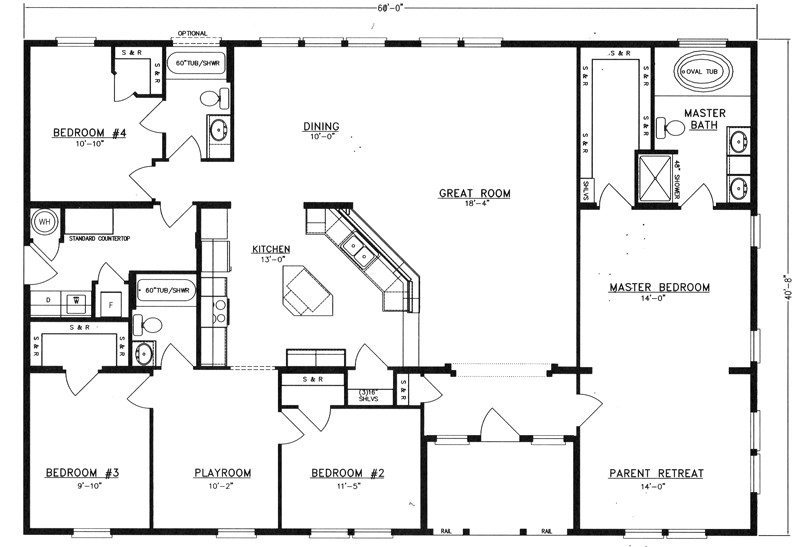 The Perfect Space: 4 Bedroom House Plans with Open Floor