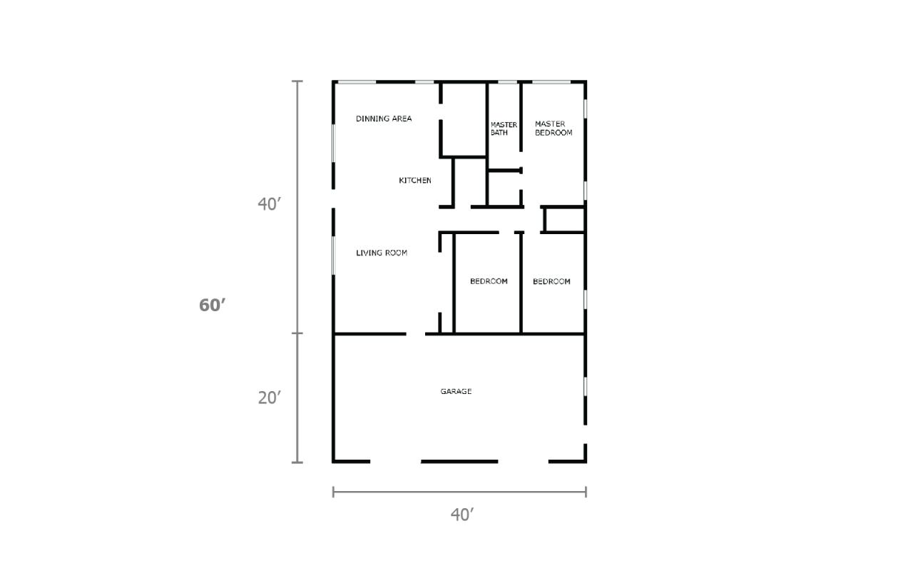 40x60 Metal House Plans: A Comprehensive Guide to 4-Bedroom Homes