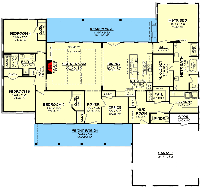 Small 4 Bedroom House Plans 1 Story: Perfect for Families and Budget-Friendly