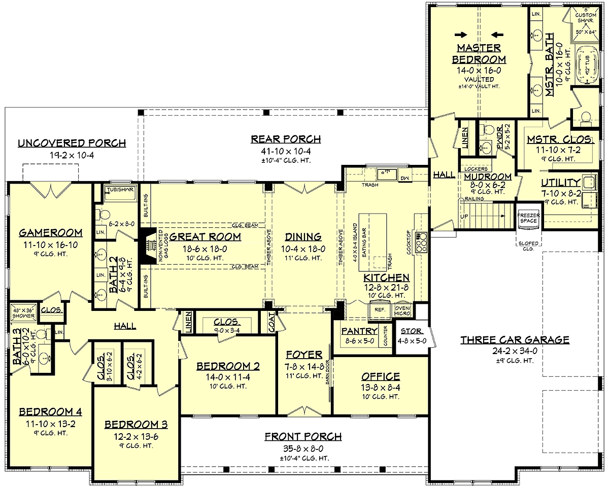 4 Bedroom House Plans with Garage in Back: The Ultimate Family Home