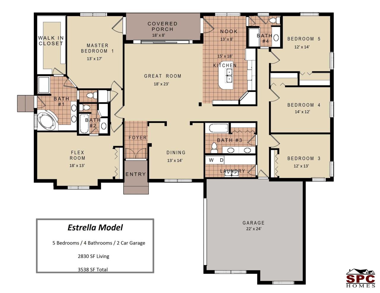 Small 4 Bedroom House Plans 1 Story: Perfect for Families and Budget-Friendly