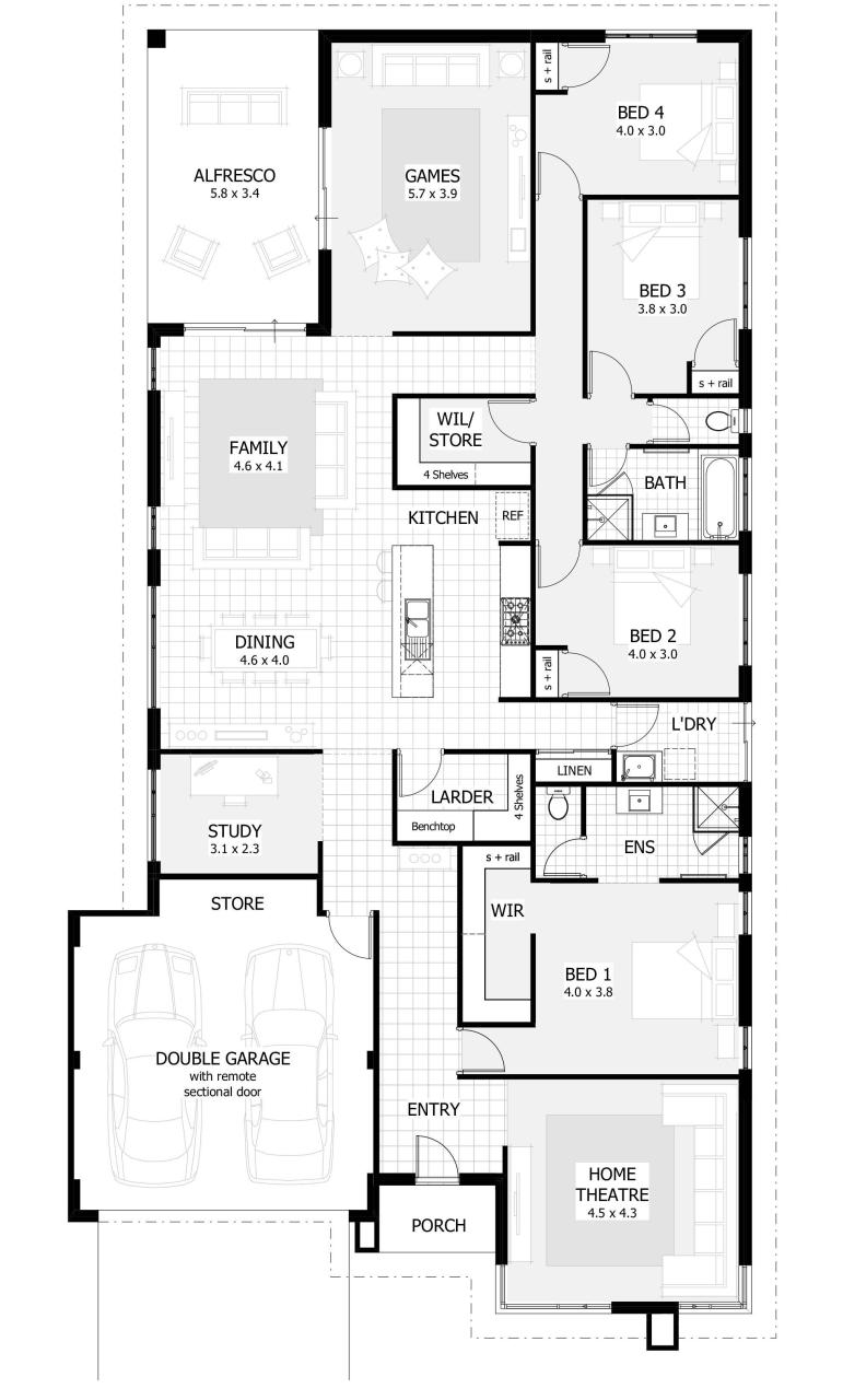 Why Choose a 4 Bedroom House Plan 1 Story for Your Dream Home?