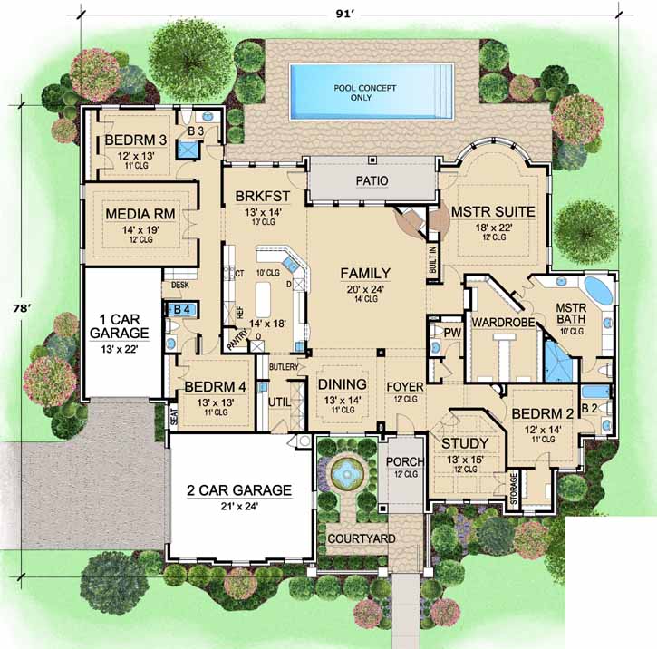 6 Bedroom 4 Bath House Plans: Spacious Living Made Easy