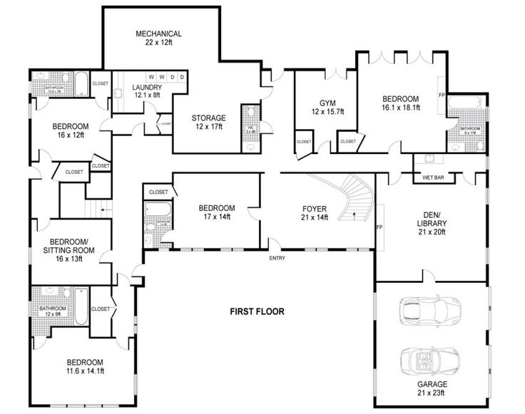 Discover the Perfect Home: 4 Bedroom House Plans U Shape