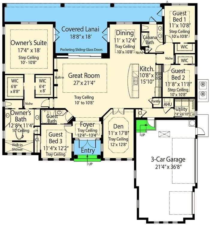 Small 4 Bedroom House Plans 1 Story: Perfect for Families and Budget-Friendly