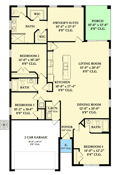 Small 4 Bedroom House Plans 1 Story: Perfect for Families and Budget-Friendly