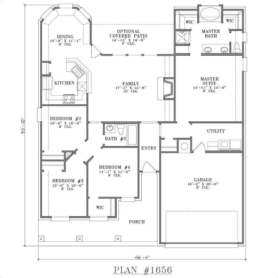 The Perfect Space: 4 Bedroom House Plans with Open Floor