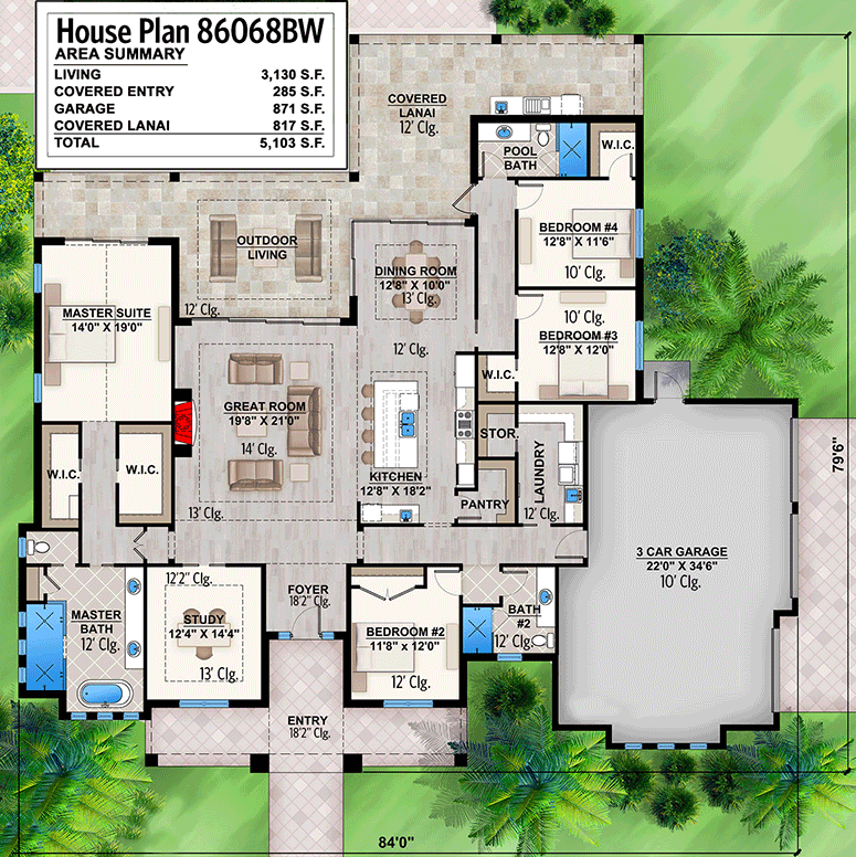 Small 4 Bedroom House Plans 1 Story: Perfect for Families and Budget-Friendly