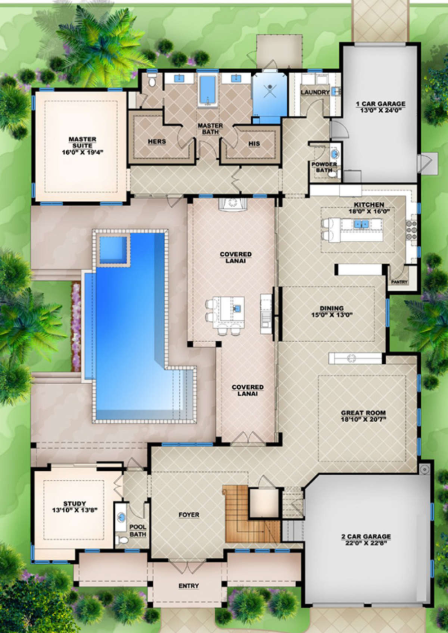 Discover the Perfect Home: 4 Bedroom House Plans U Shape