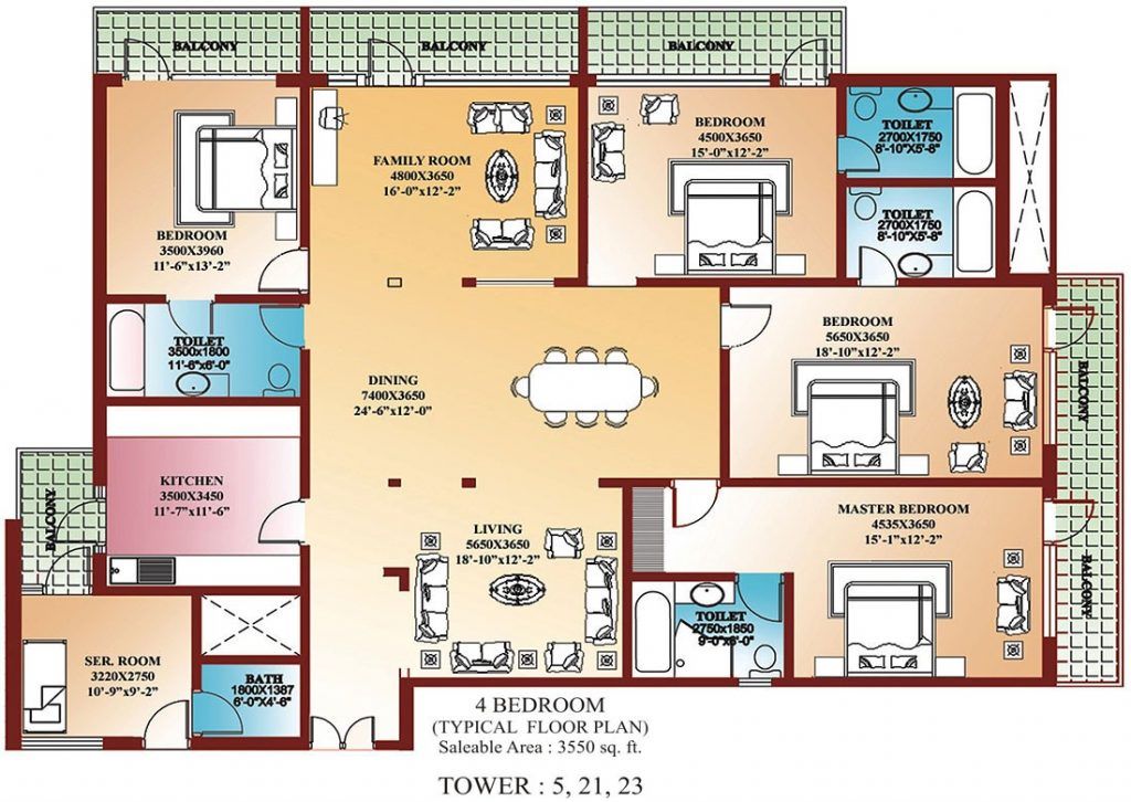 The Perfect Space: 4 Bedroom House Plans with Open Floor