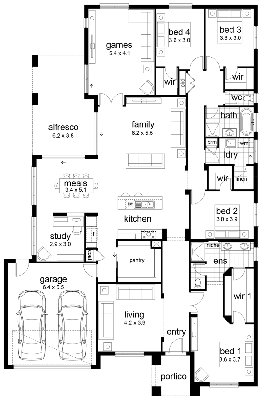 Unlocking Your Dream Home: Exploring 4 Bedroom House Plans for the First Floor