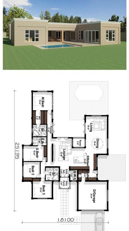 Discover the Perfect Home: 4 Bedroom House Plans U Shape