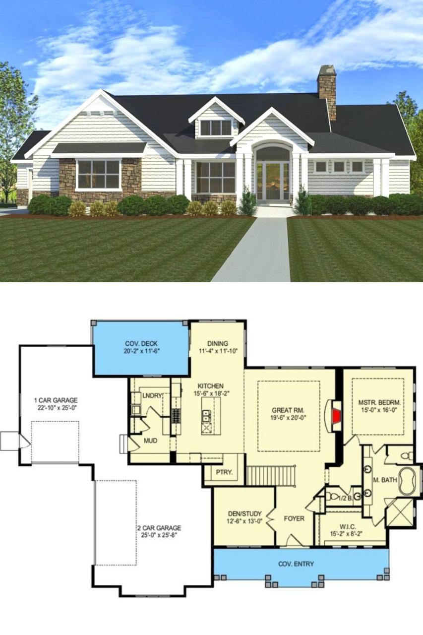 Small 4 Bedroom House Plans 1 Story: Perfect for Families and Budget-Friendly