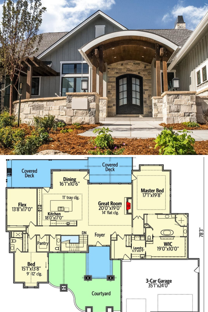 Discover the Charm of 4 Bedroom 1 Story House Plans Farmhouse: A Practical Guide