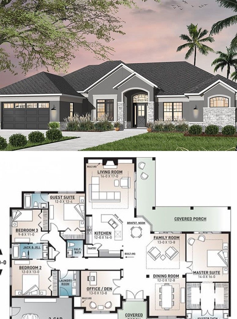 The Perfect Space: 4 Bedroom House Plans with Open Floor