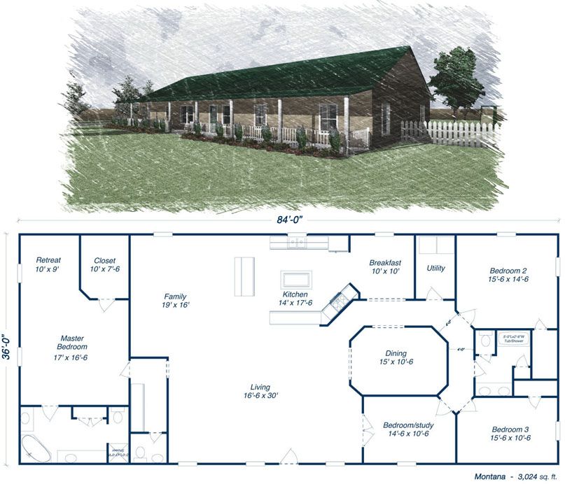 40x60 Metal House Plans: A Comprehensive Guide to 4-Bedroom Homes