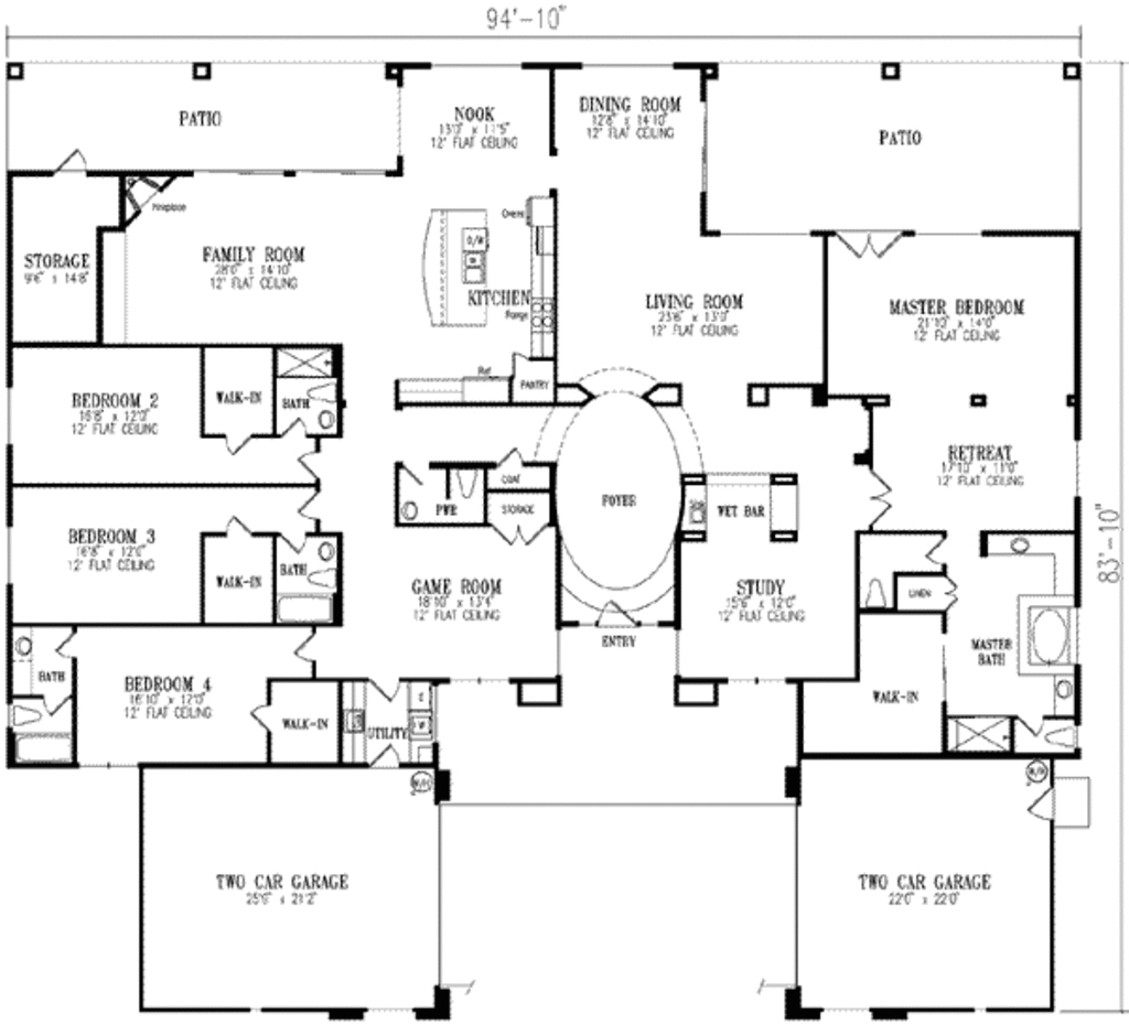 6 Bedroom 4 Bath House Plans: Spacious Living Made Easy